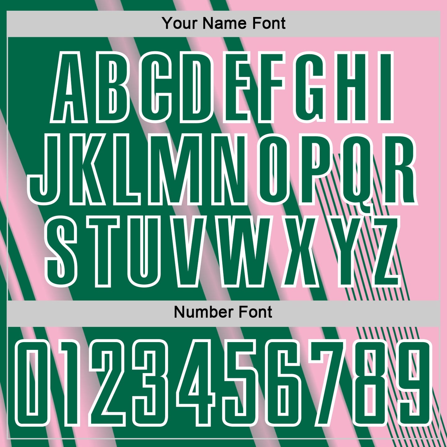 Custom Light Pink Kelly Green-White Lines Sports Sublimation Soccer Uniform Jersey Limited