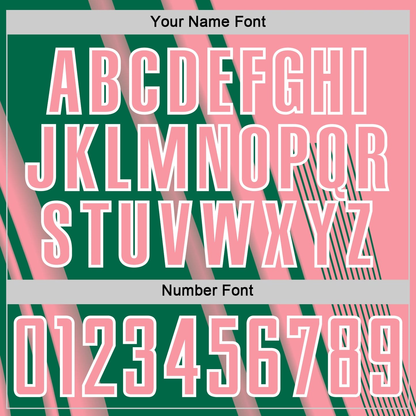 Custom Medium Pink Kelly Green-White Lines Sports Sublimation Soccer Uniform Jersey Limited