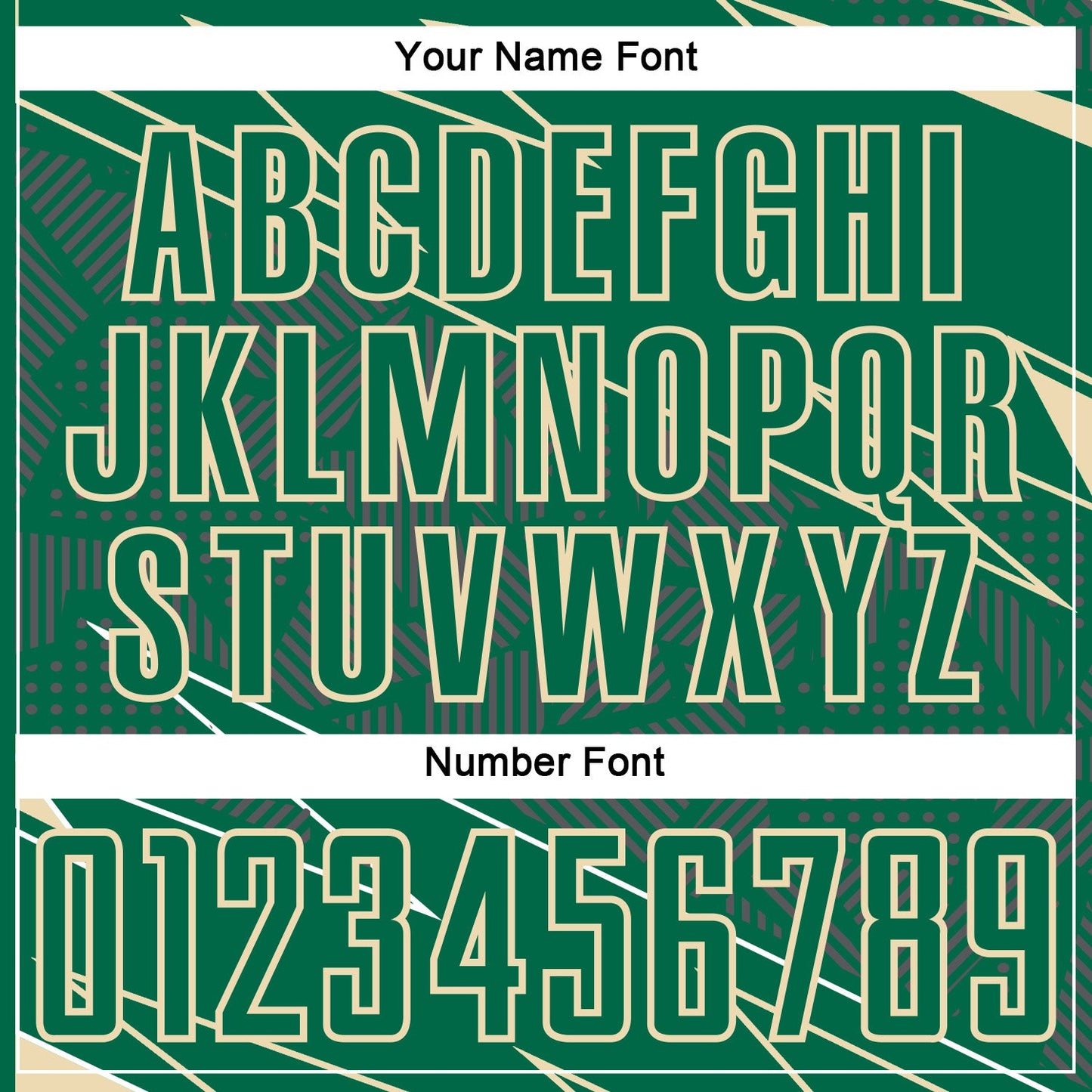 Custom Kelly Green Cream Lines Sports Sublimation Soccer Uniform Jersey Limited