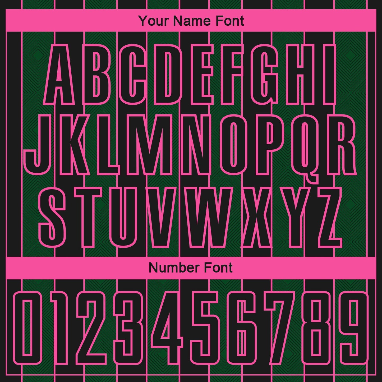 Custom Black Green-Pink Pinstripe Line Sports Sublimation Soccer Uniform Jersey Limited