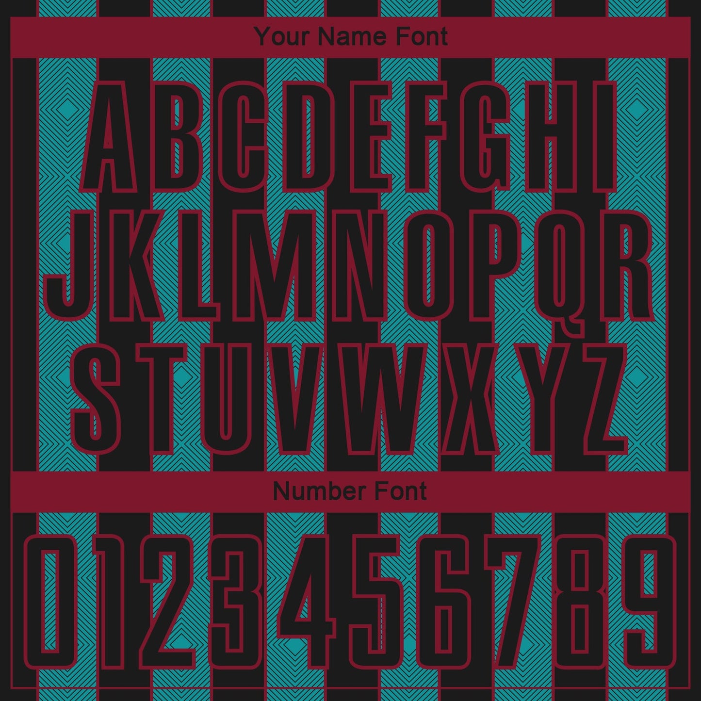 Custom Black Teal-Crimson Pinstripe Line Sports Sublimation Soccer Uniform Jersey Limited