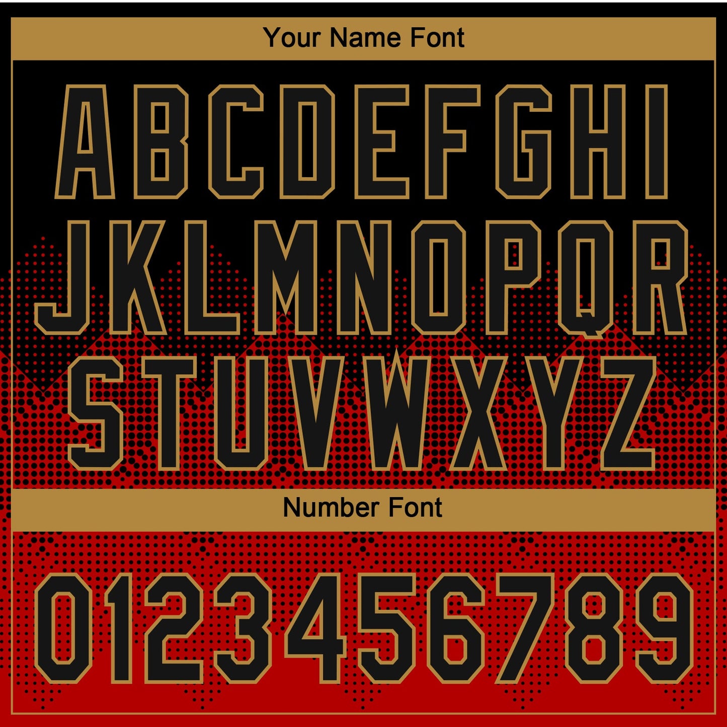 Custom Red Black-Old Gold 3D Pattern Gradient Square Shapes Two-Button Unisex Softball Jersey Limited