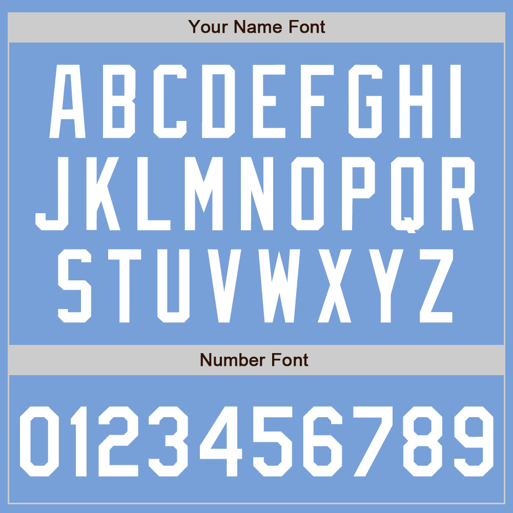 Custom Light Blue White Two-Button Unisex Softball Jersey Limited