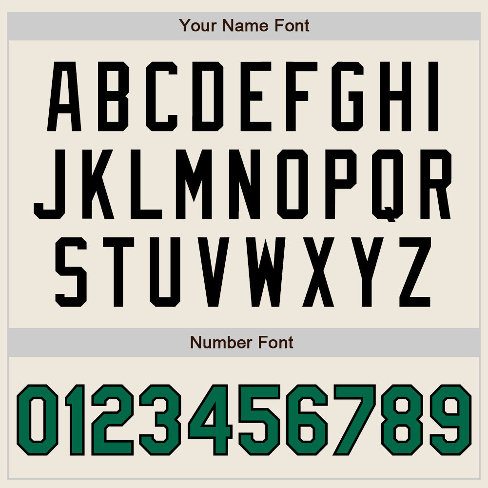 Custom Cream Kelly Green-Black Two-Button Unisex Softball Jersey Limited