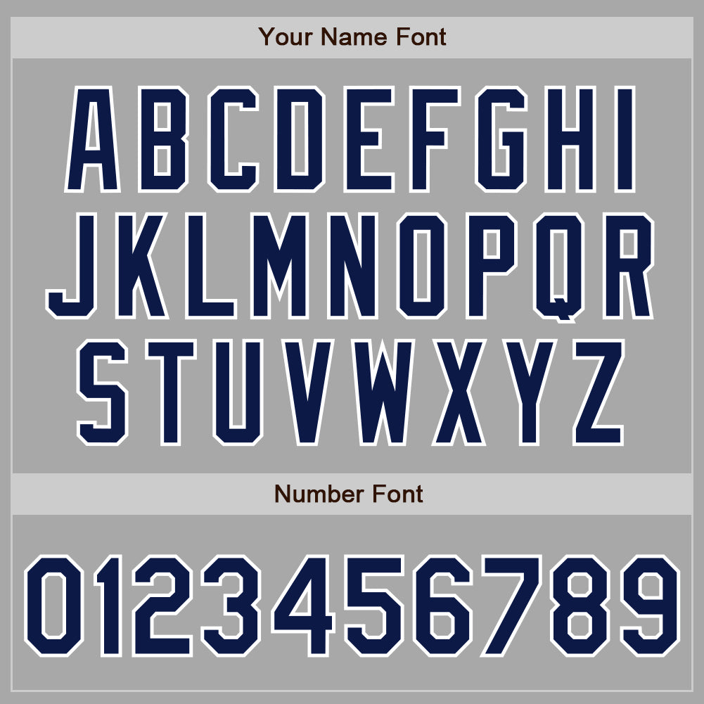 Custom Gray Navy-White Two-Button Unisex Softball Jersey Limited