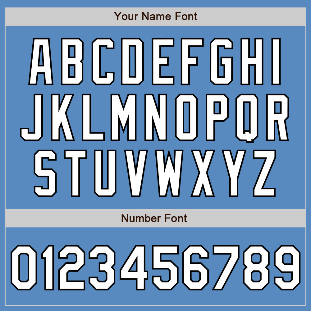 Custom Powder Blue White-Black Two-Button Unisex Softball Jersey Limited