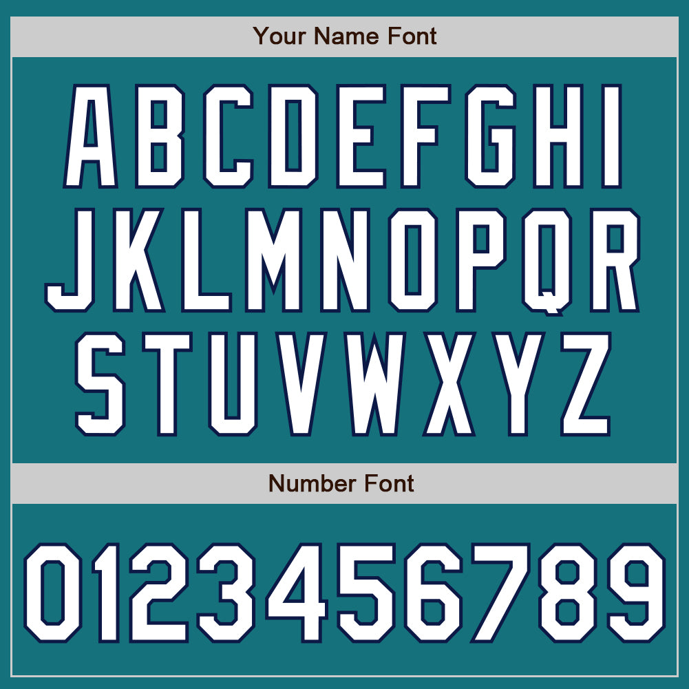 Custom Teal White-Navy Two-Button Unisex Softball Jersey Limited