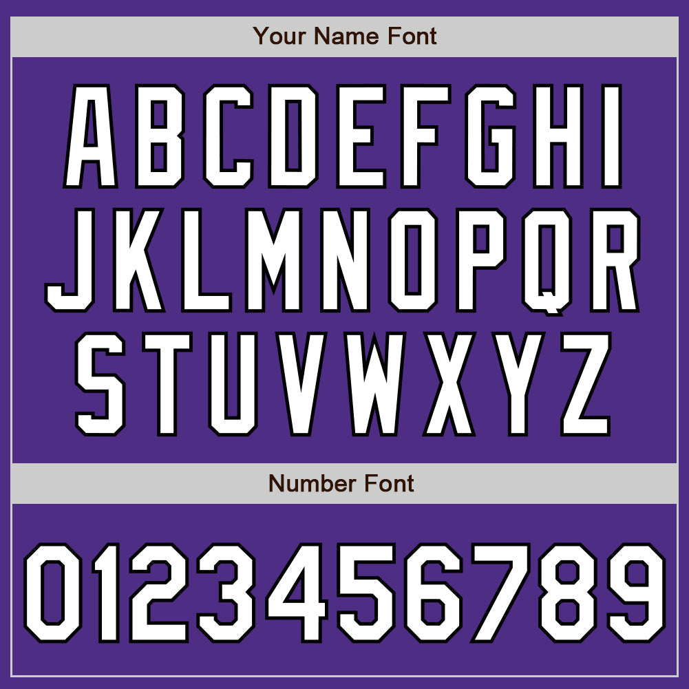 Custom Purple Black Pinstripe White Two-Button Unisex Softball Jersey Limited