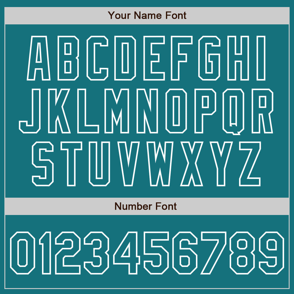 Custom Teal White Pinstripe White Two-Button Unisex Softball Jersey Limited