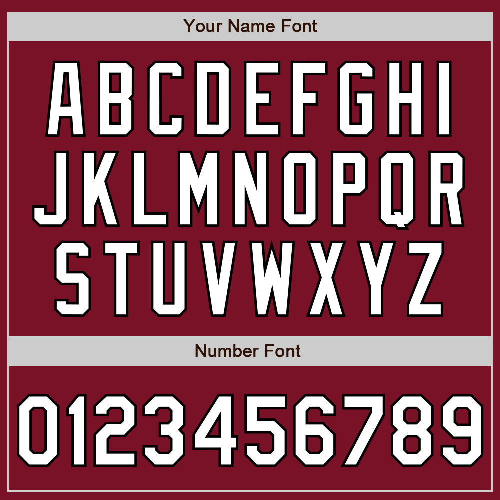 Custom Crimson Black Pinstripe White Two-Button Unisex Softball Jersey Limited