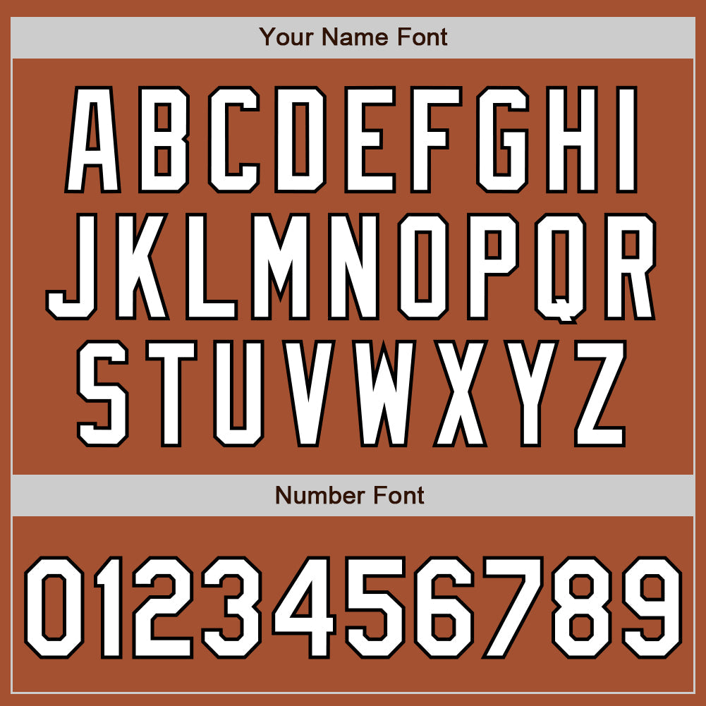 Custom Texas Orange Black Pinstripe White Two-Button Unisex Softball Jersey Limited