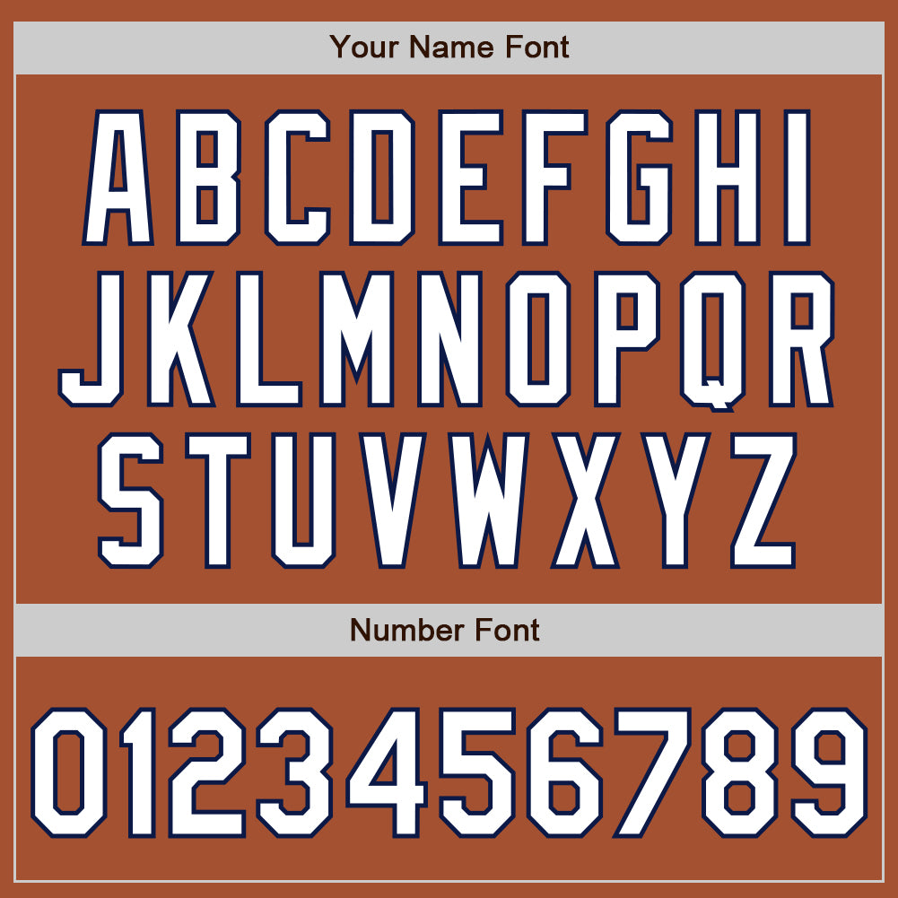 Custom Texas Orange Navy Pinstripe White Two-Button Unisex Softball Jersey Limited