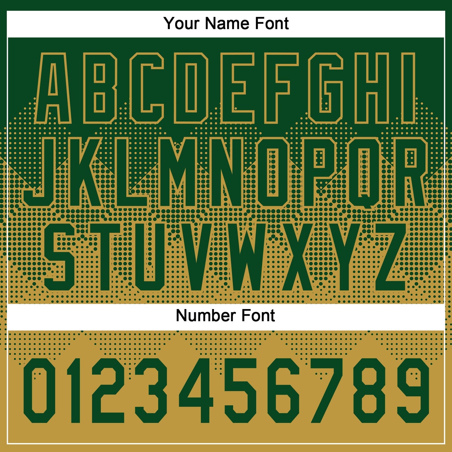 Custom Green Old Gold 3D Gradient Square Shape Two-Button Unisex Softball Jersey Limited