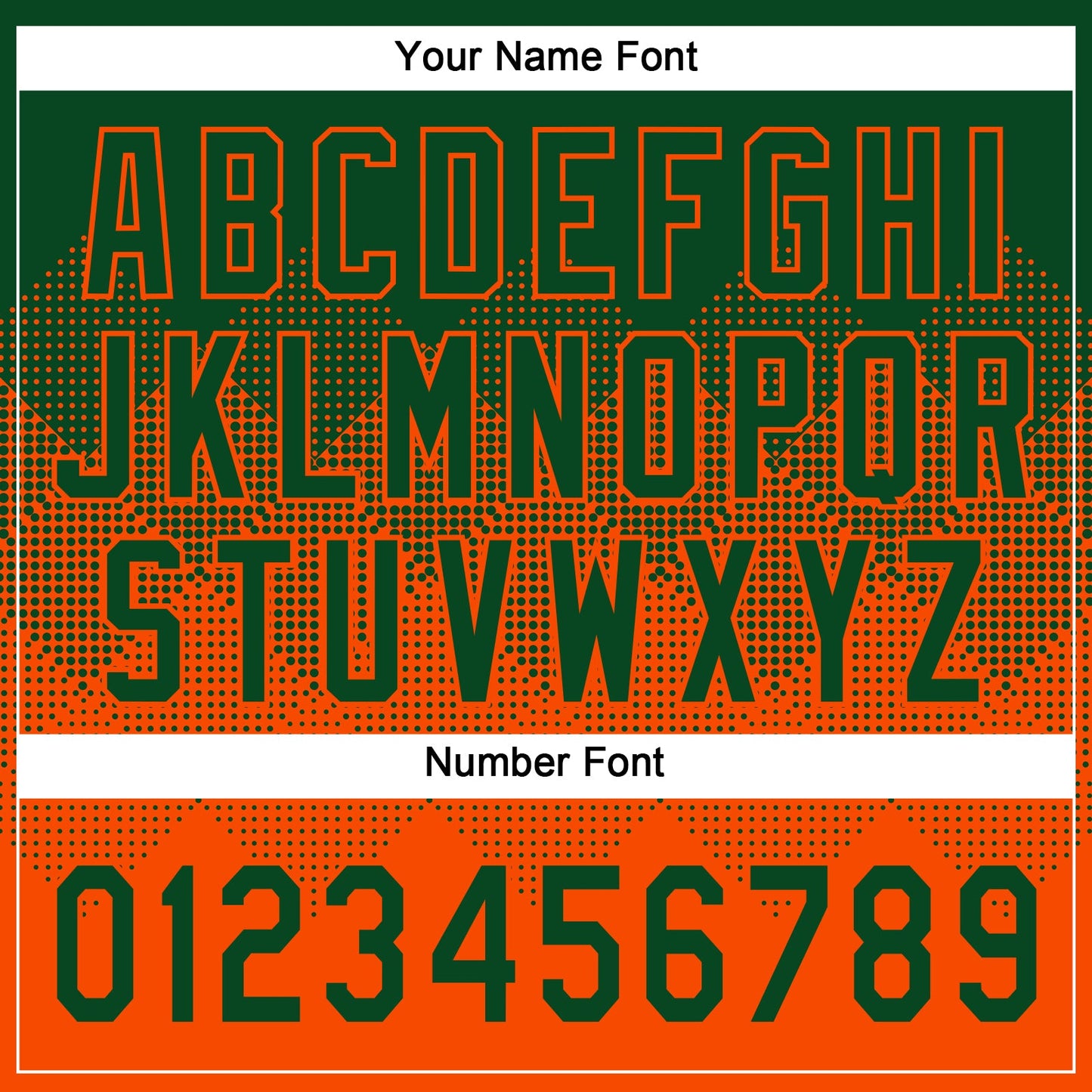 Custom Green Orange 3D Gradient Square Shape Two-Button Unisex Softball Jersey Limited