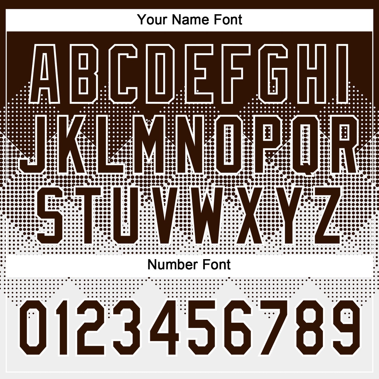 Custom Brown White 3D Gradient Square Shape Two-Button Unisex Softball Jersey Limited