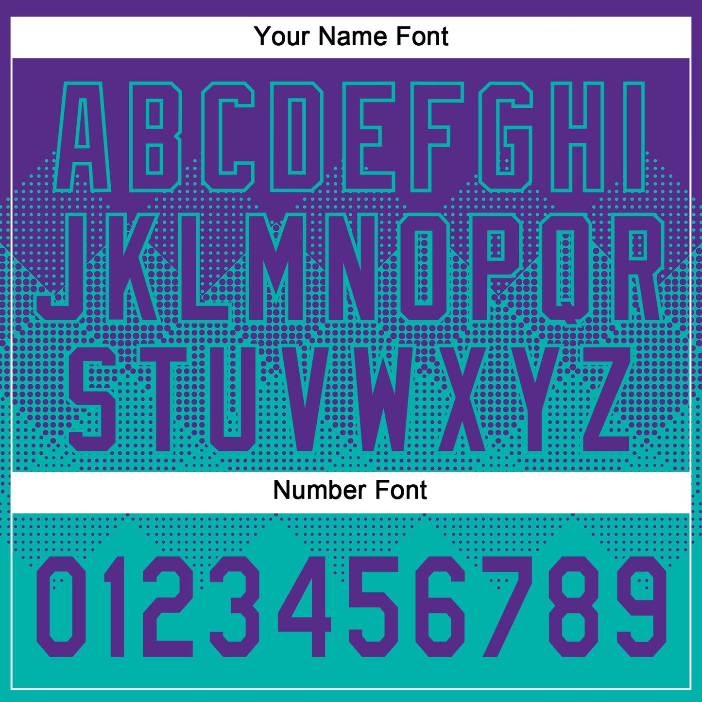 Custom Purple Aqua 3D Gradient Square Shape Two-Button Unisex Softball Jersey Limited