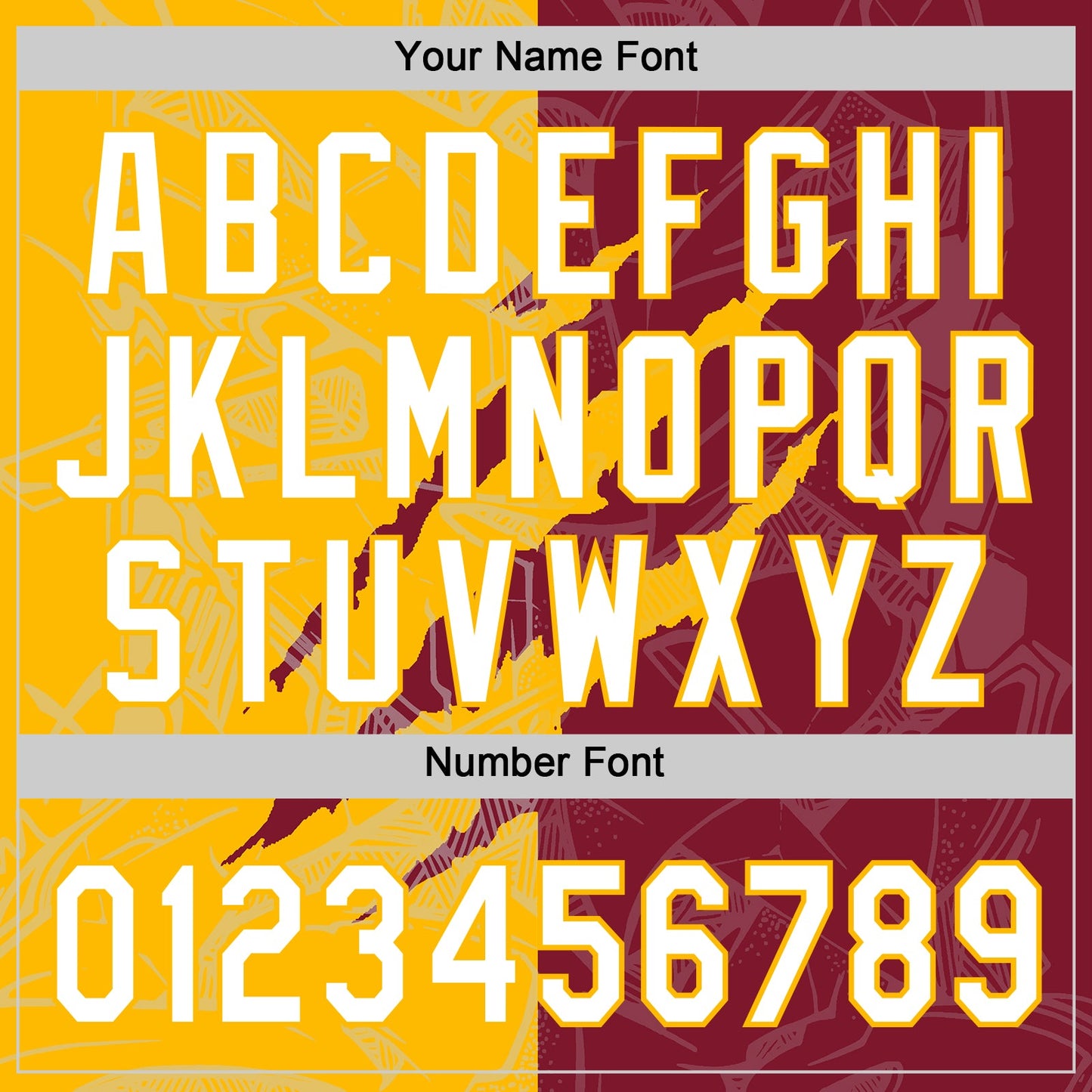 Custom Graffiti Pattern White Crimson-Gold 3D Scratch Two-Button Unisex Softball Jersey Limited