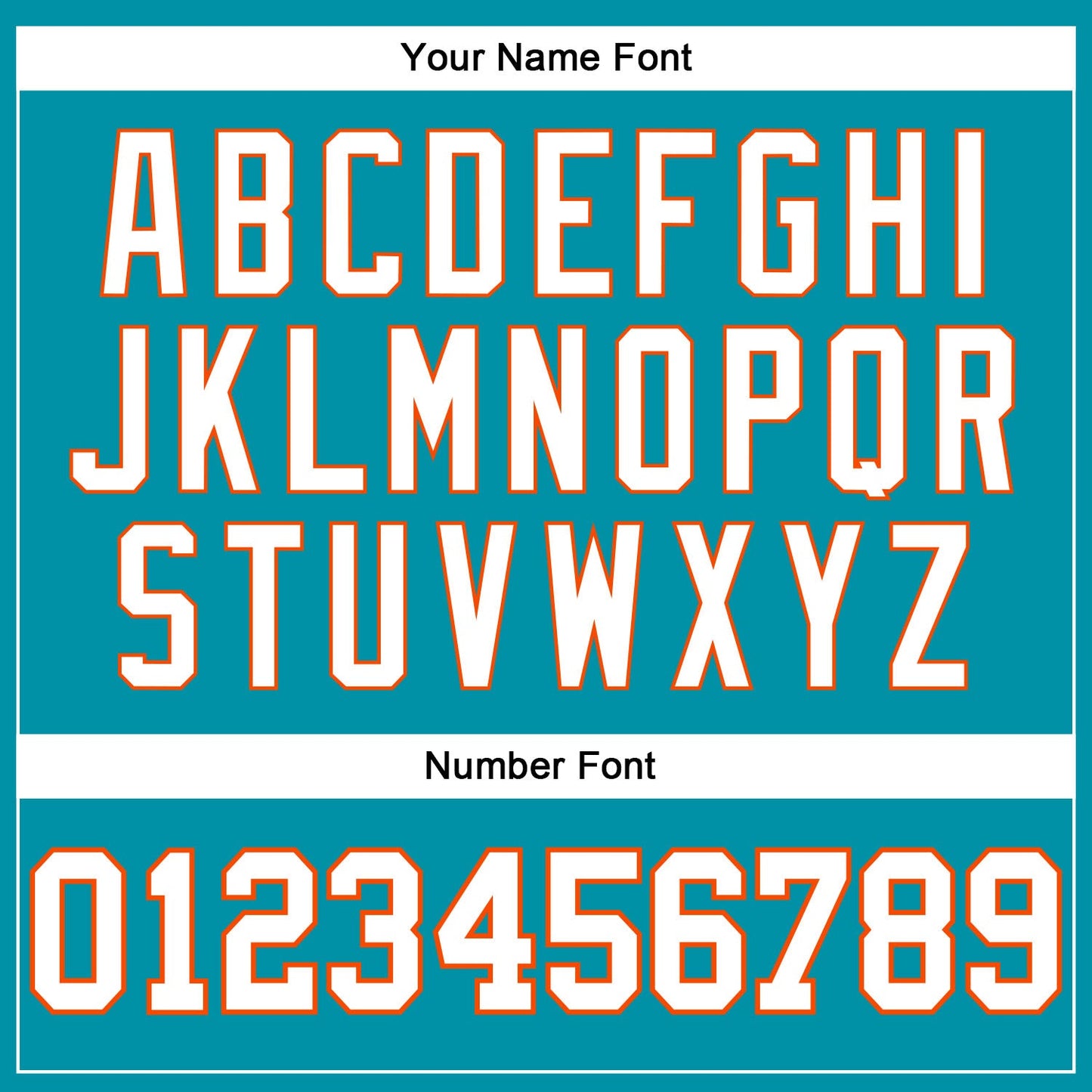 Custom Teal White-Orange Authentic Throwback Basketball Jersey Limited