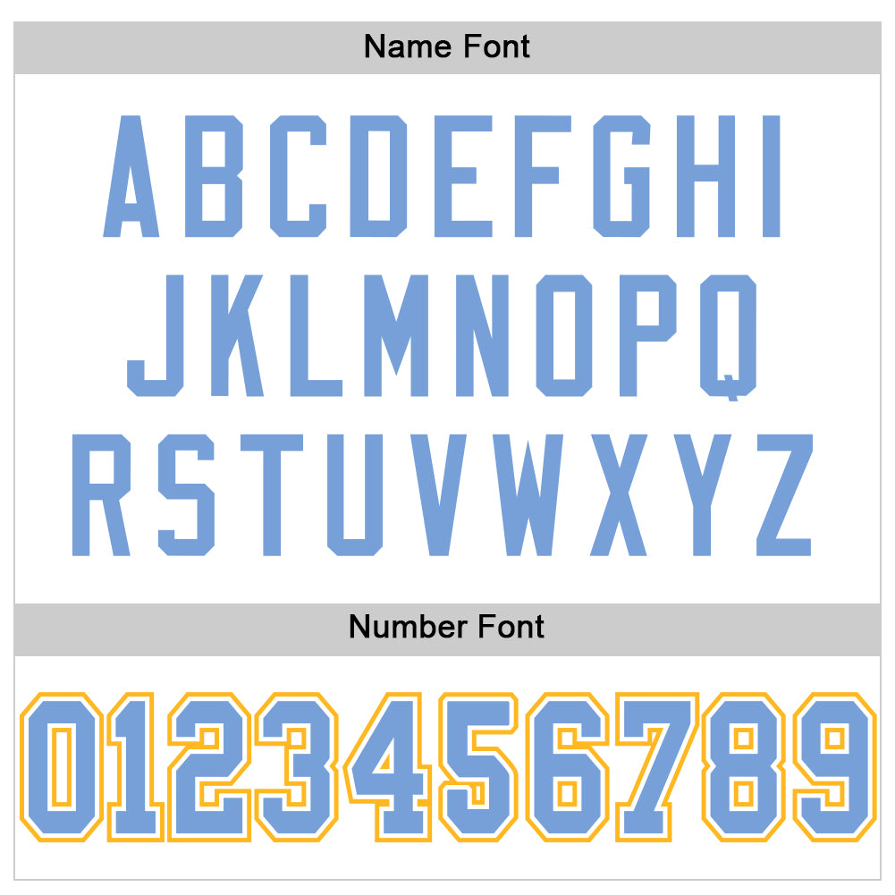 Custom White Light Blue-Gold Mesh Authentic Football Jersey Limited