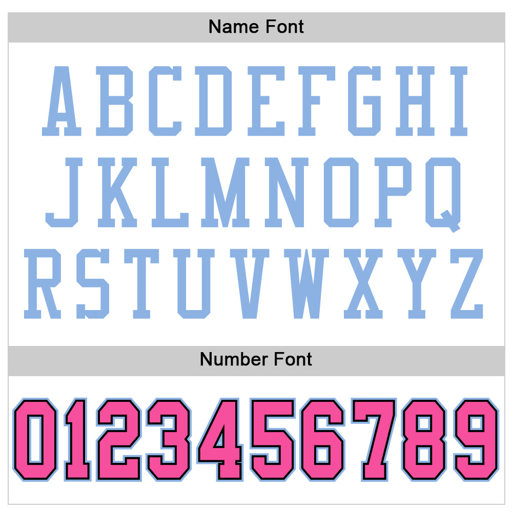 Custom White Pink Black-Light Blue Mesh Authentic Football Jersey Limited