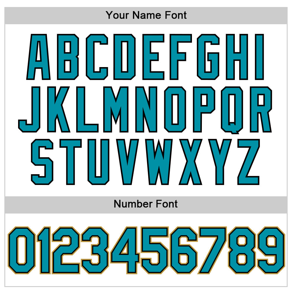 Custom White Teal Black-Old Gold Authentic Throwback Basketball Jersey Limited