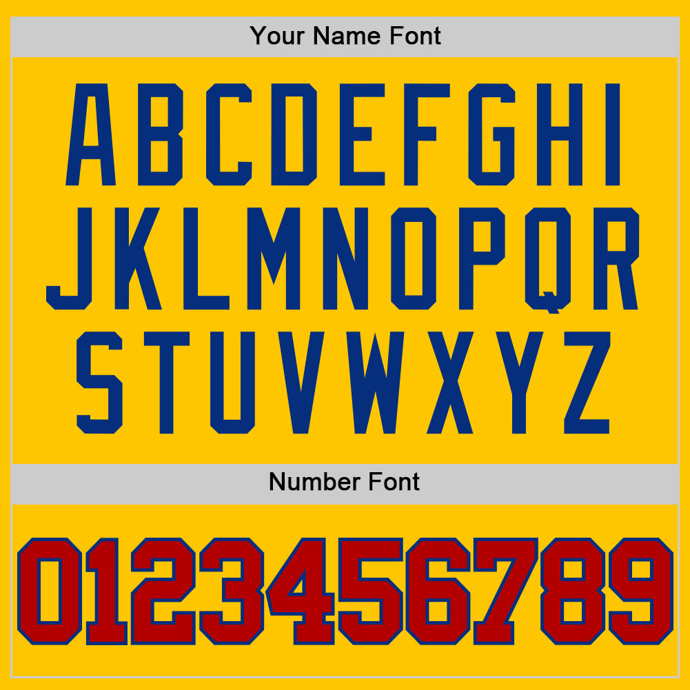 Custom Yellow Red-Royal Authentic Basketball Jersey Limited