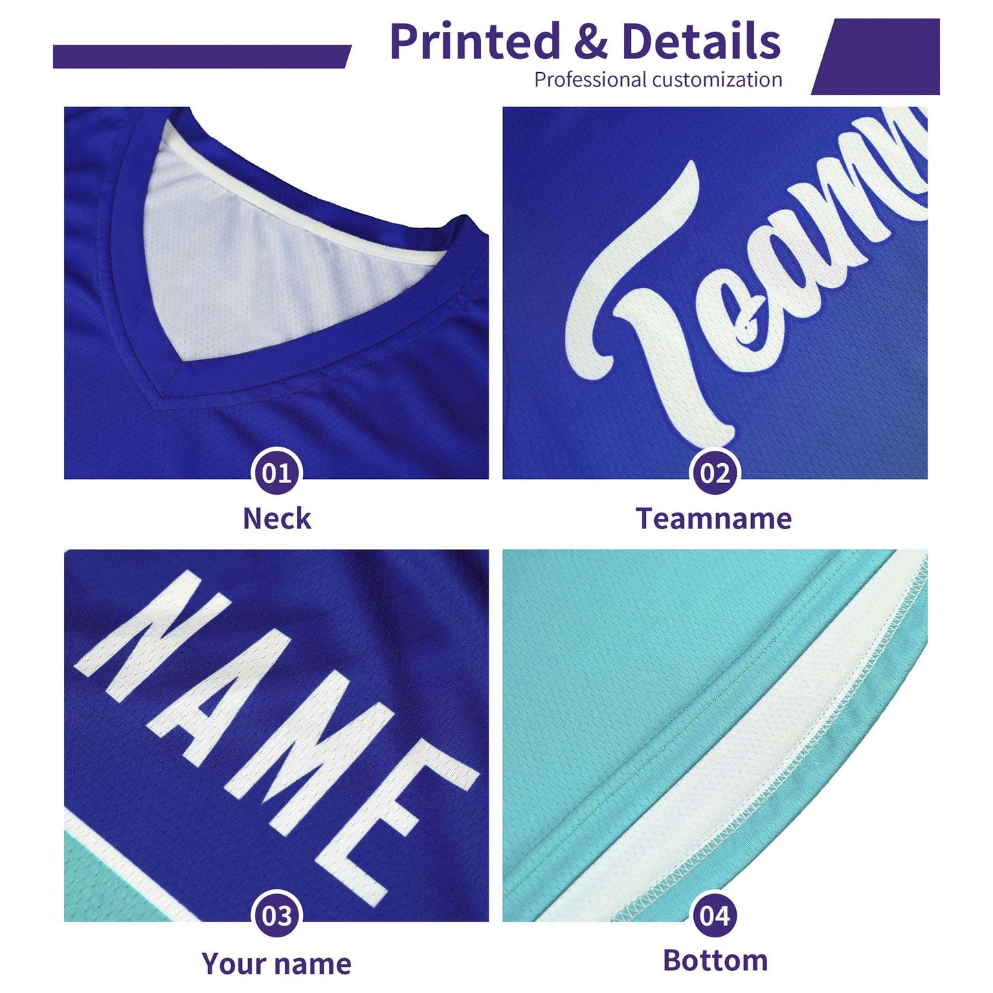 Custom Aqua Diagonal Pinstripe Pattern Color Block Sports Uniform Basketball Jersey Limited