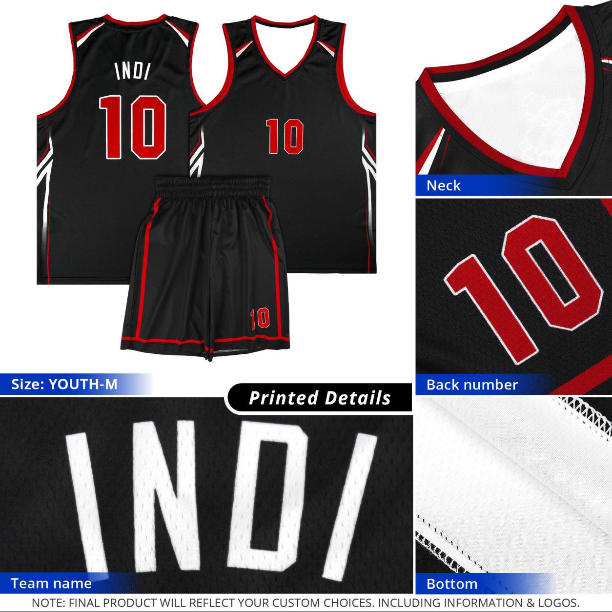 Custom Red Arrow Graffiti Pattern Sports Uniform Basketball Jersey Limited