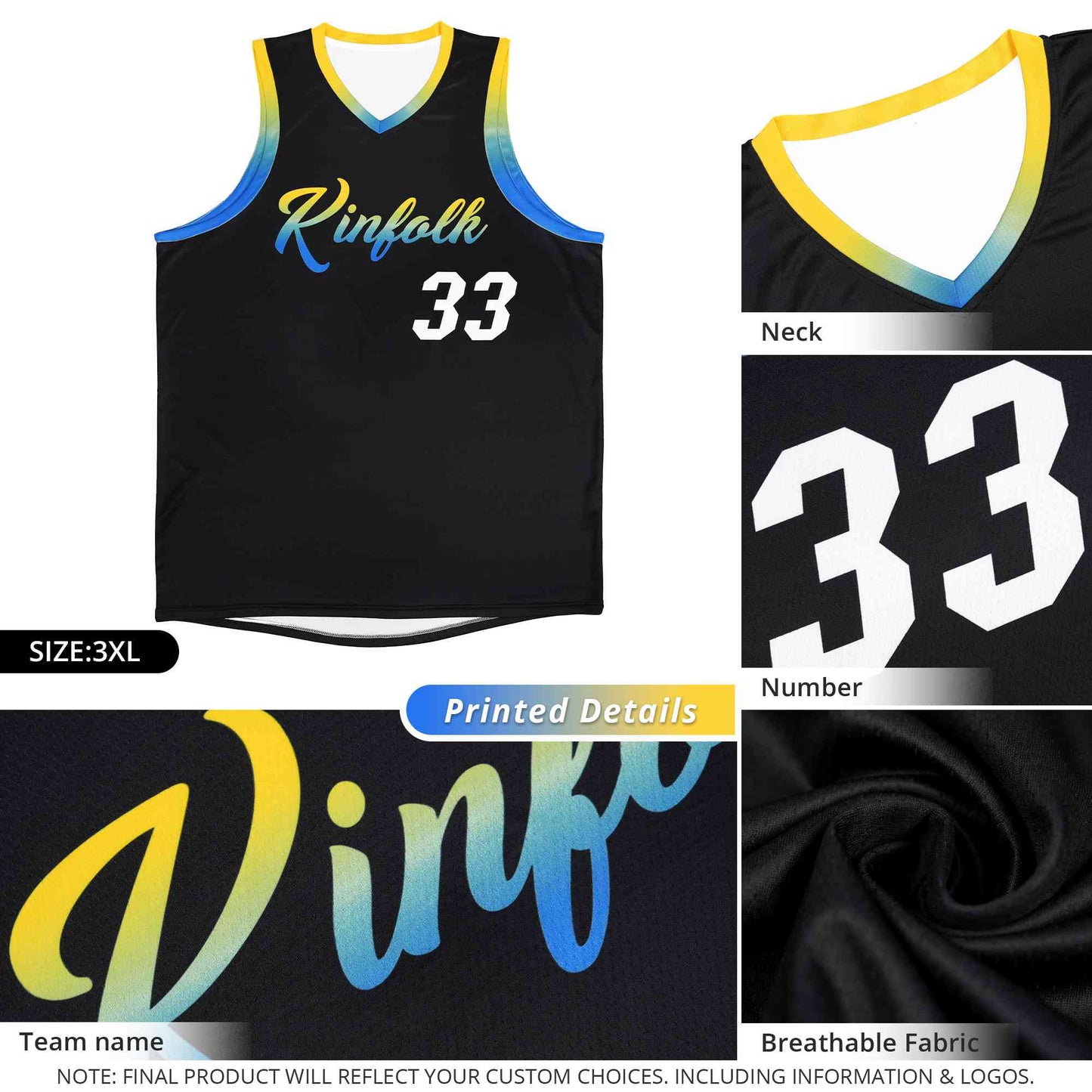 Custom Pink Personalized Gradient Font Sports Uniform Basketball Jersey Limited