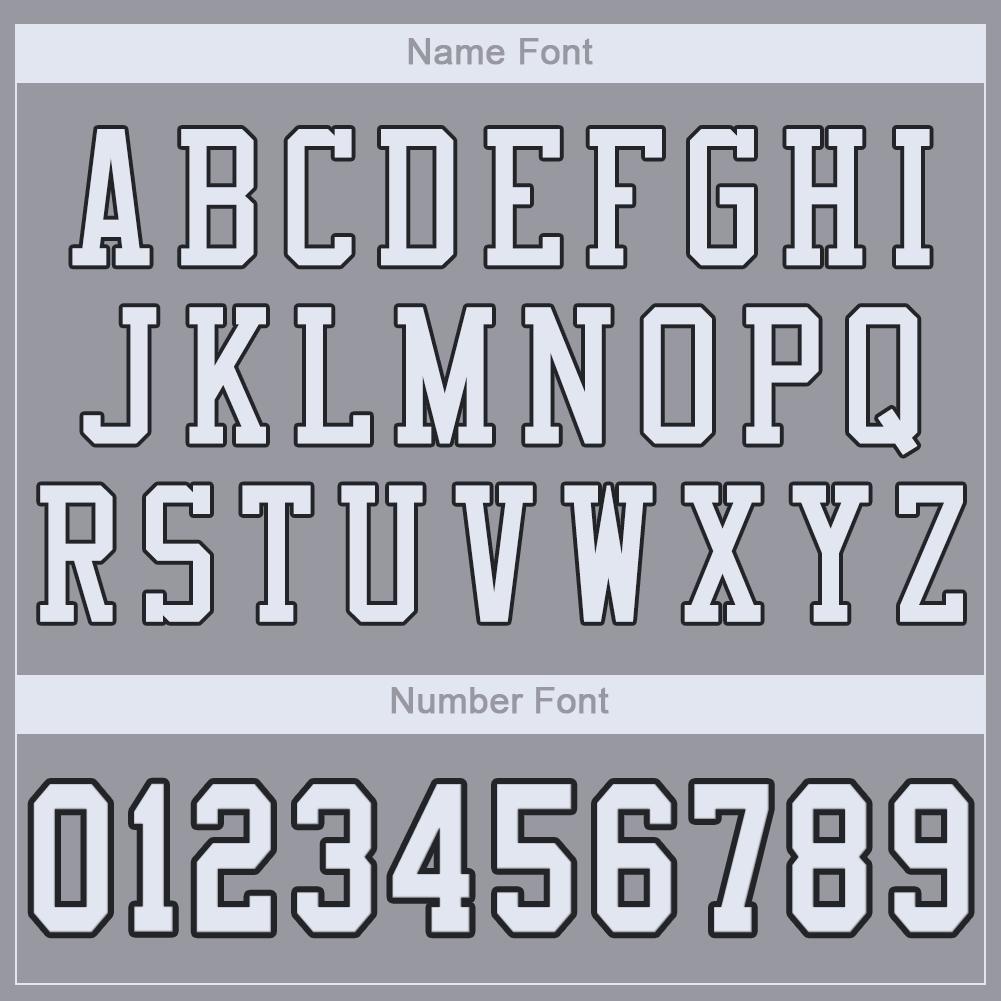 Custom Light Gray White-Black Mesh Authentic Football Jersey Limited