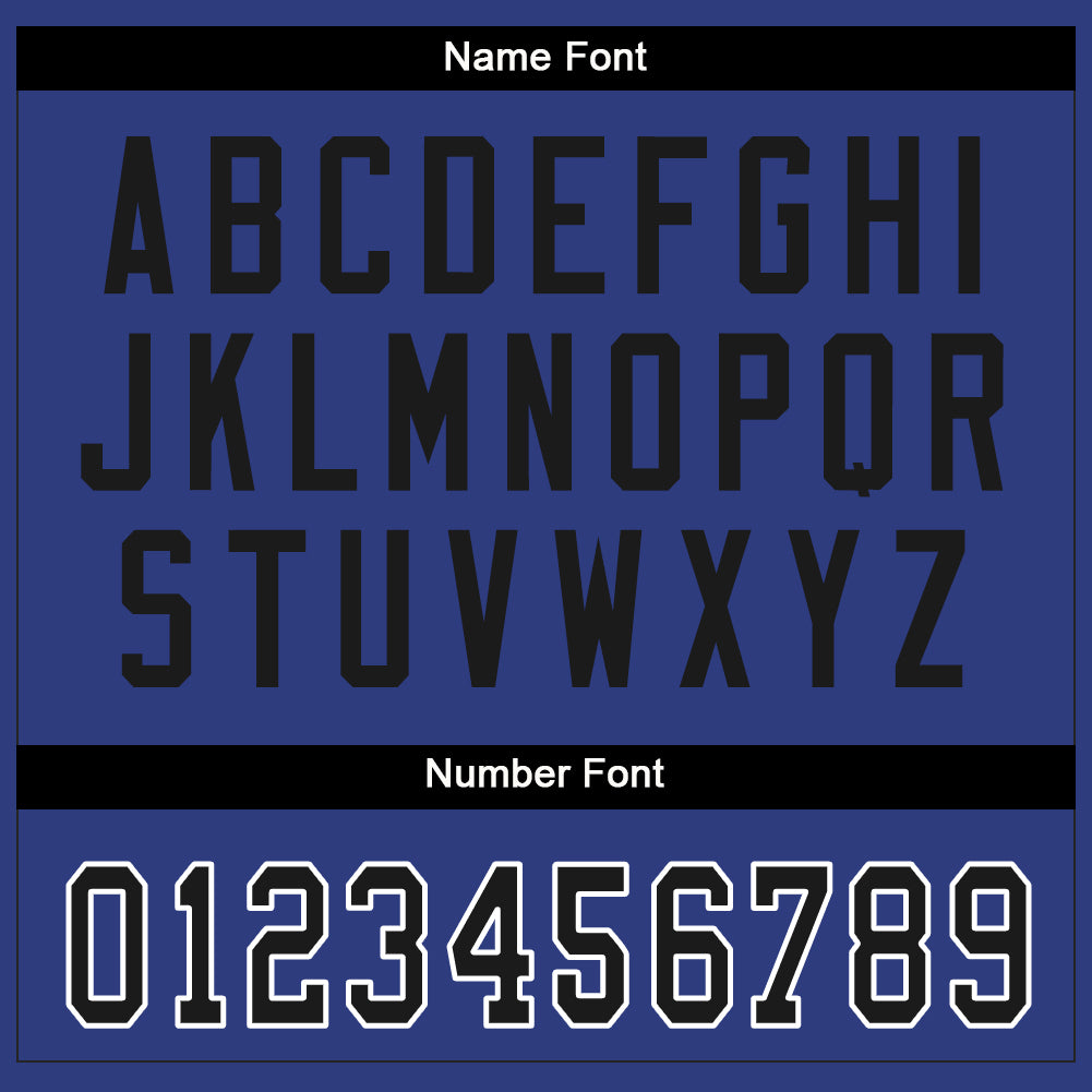 Custom Royal Black-White Mesh Split Fashion Football Jersey Limited