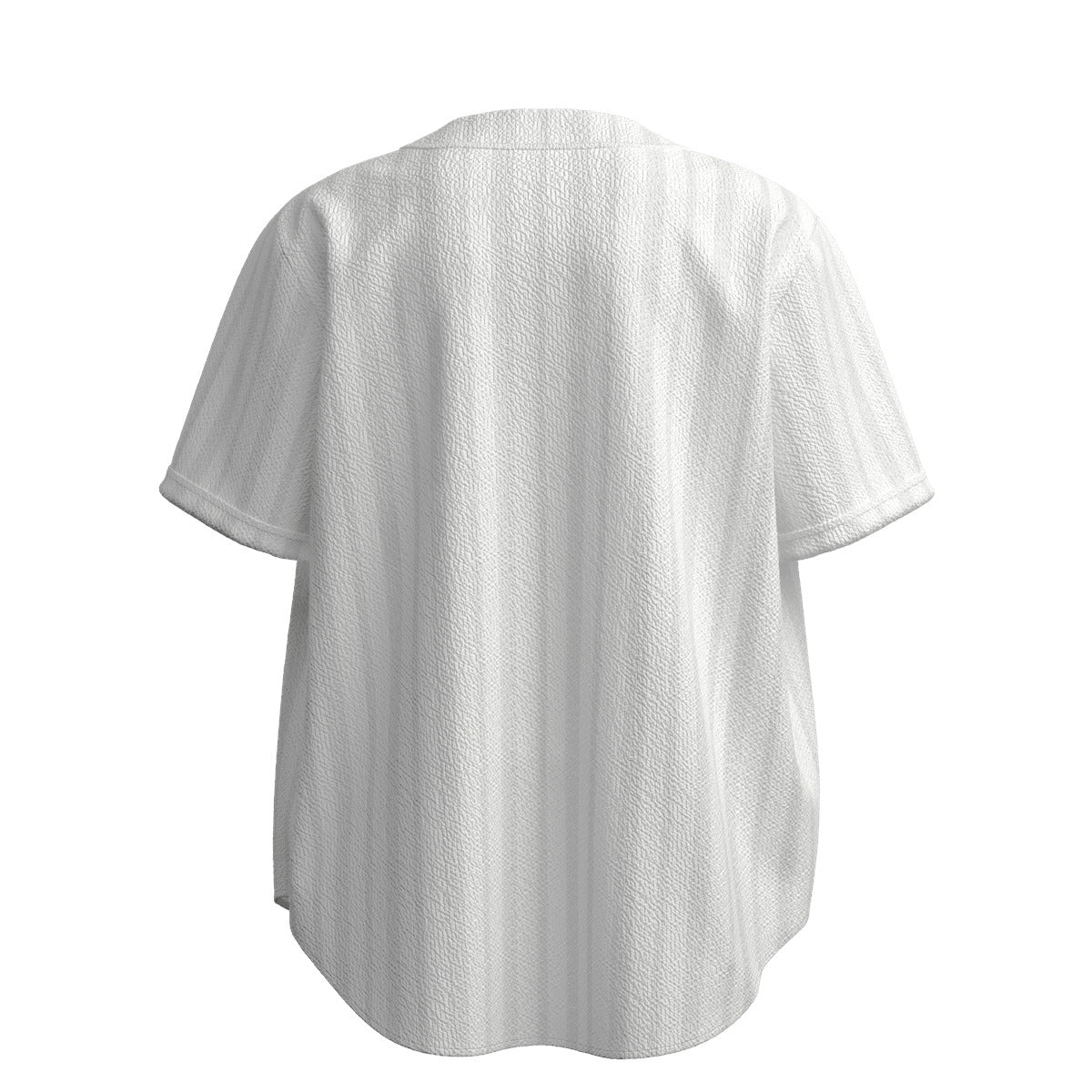 Custom White Minimal Vertical Stripe Striped Style Fashion Textured Baseball Jersey Limited