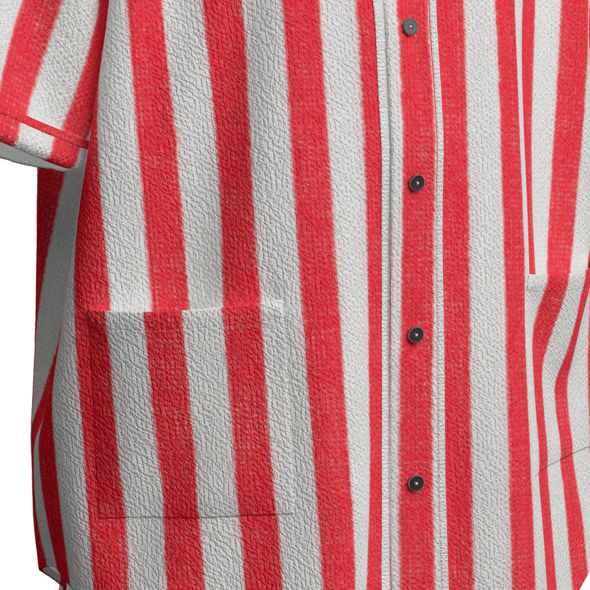 Custom Red Classic Vertical Stripe Fashion Textured Baseball Jersey Limited