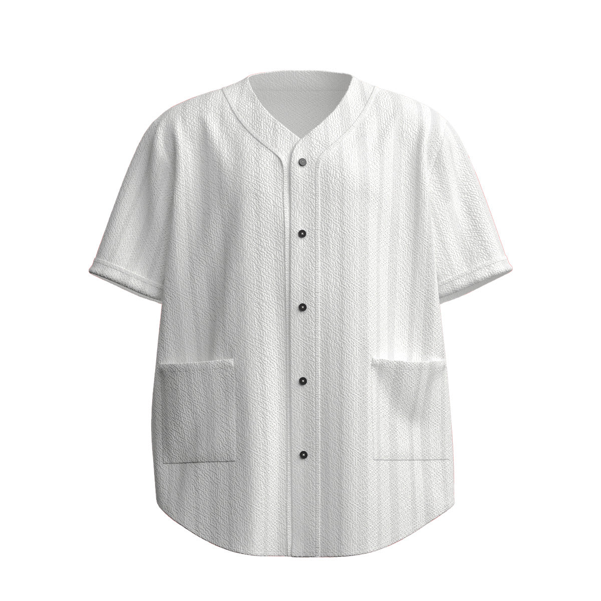 Custom White Minimal Vertical Stripe Striped Style Fashion Textured Baseball Jersey Limited