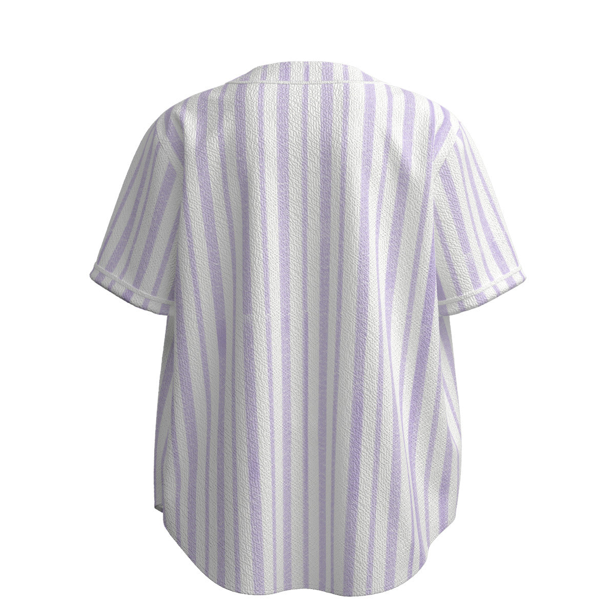 Custom Purple Lavender Pinstripe Minimalist Fashion Textured Baseball Jersey Limited