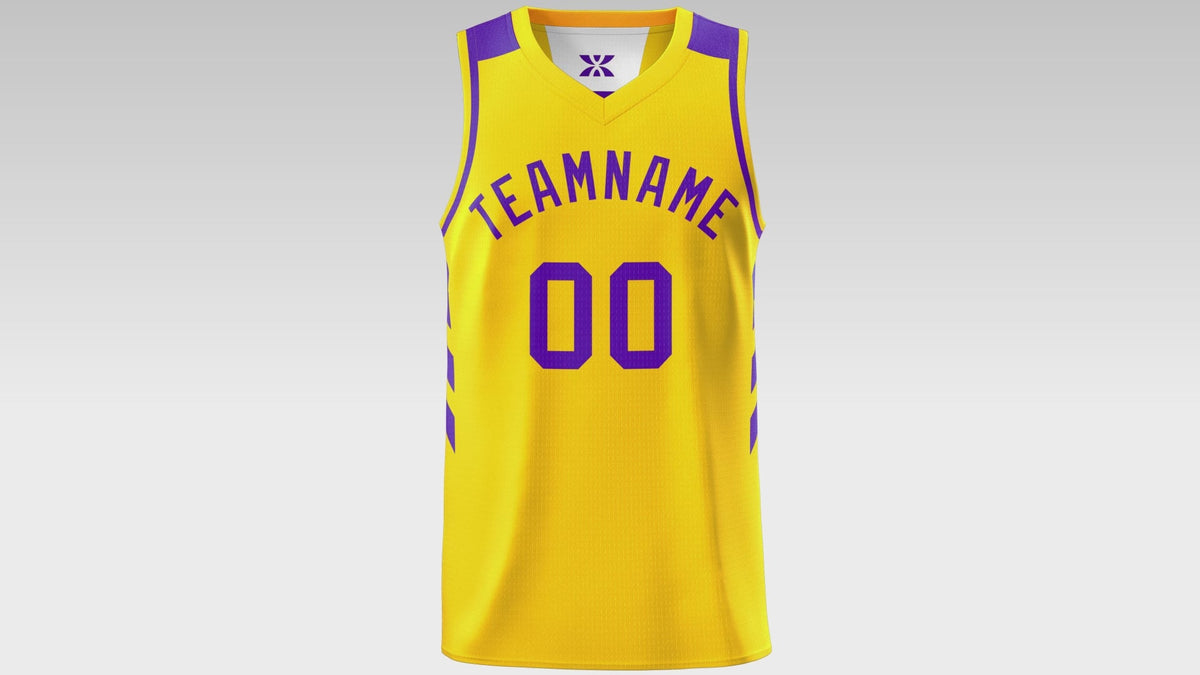 Custom Black White-Yellow Classic Tops Athletic Basketball Jersey Limited