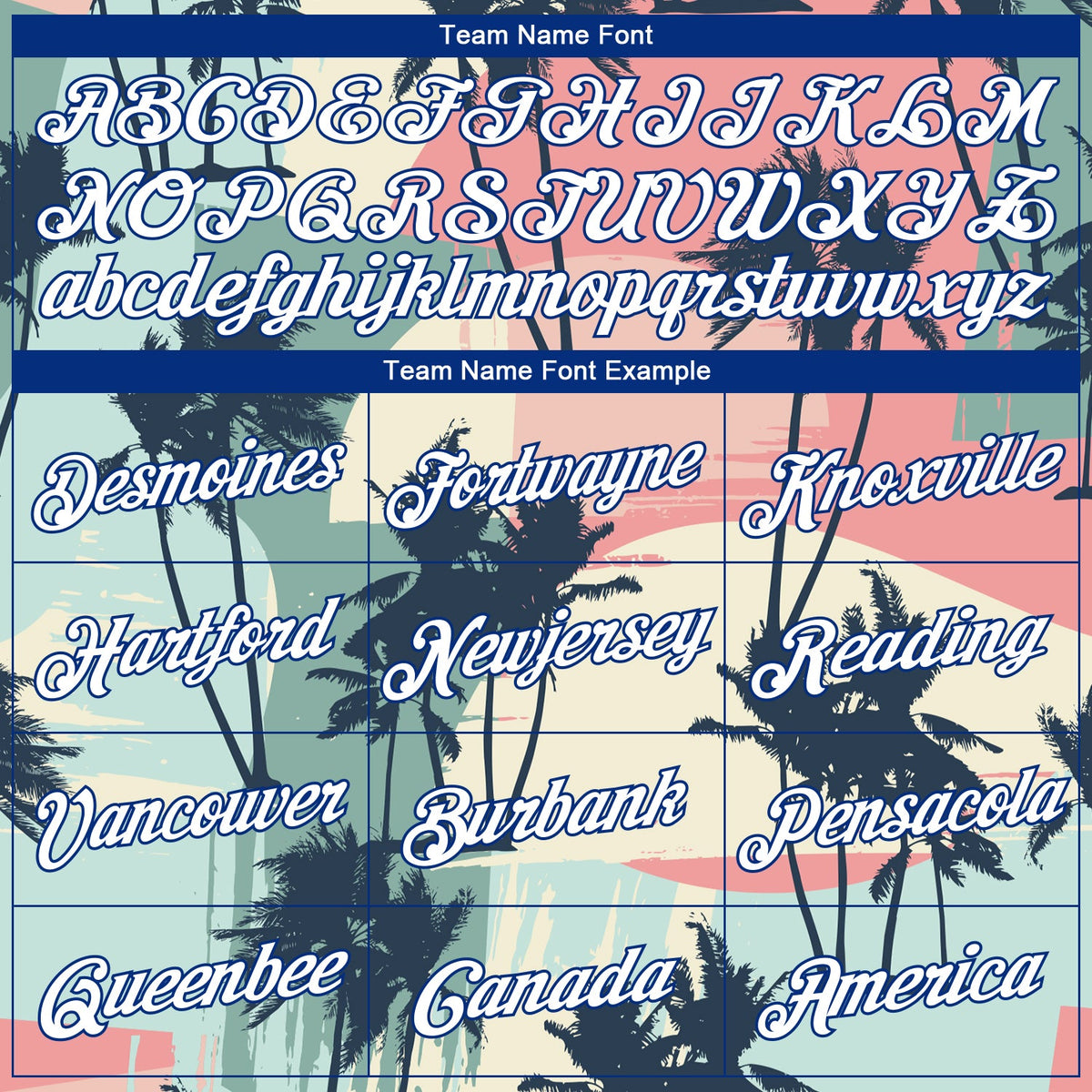 Custom Cream Royal-White 3D Pattern Tropical Hawaii Trees Authentic Basketball Jersey Limited