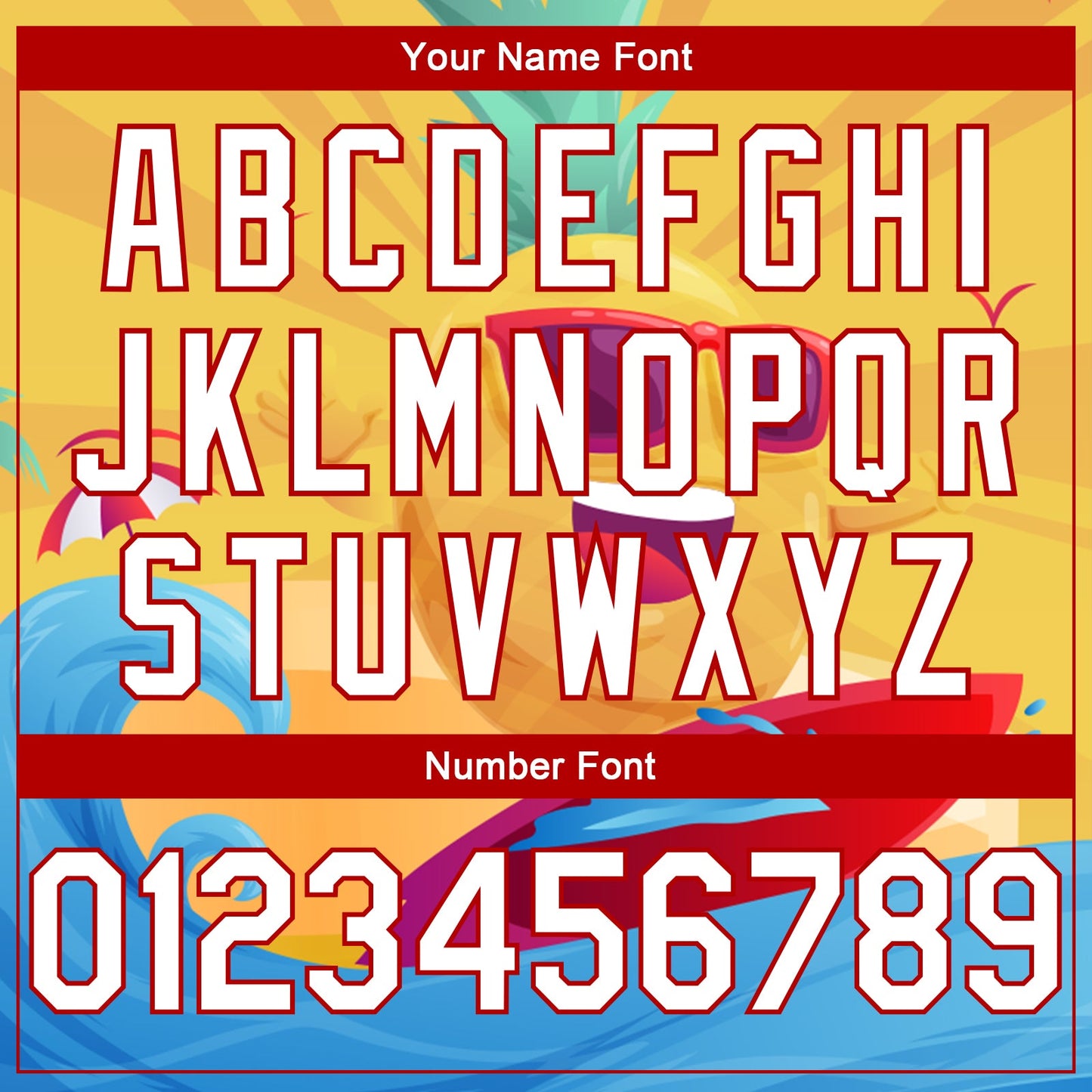 Custom Gold White-Red 3D Pattern Summer Beach Surfing Authentic Basketball Jersey Limited