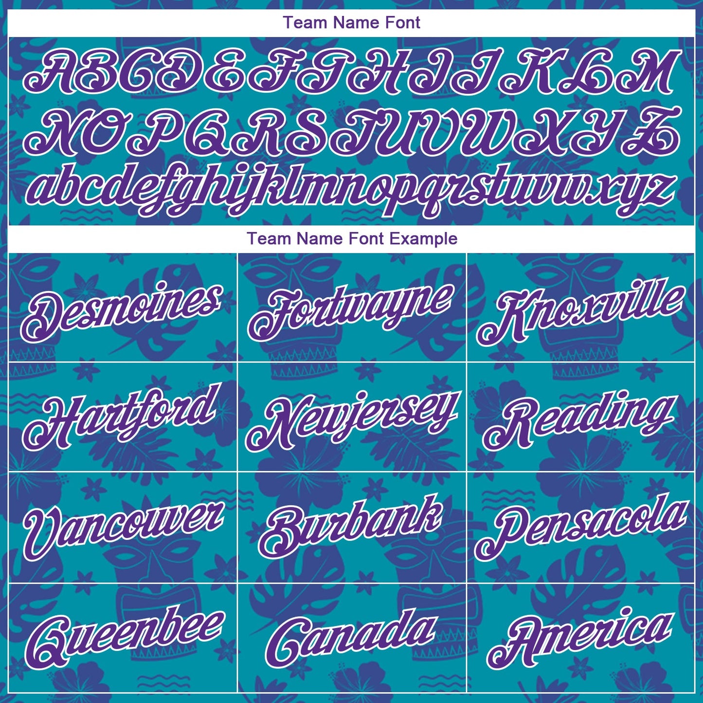 Custom Teal Purple-White 3D Pattern Hawaii Palm Trees Authentic Basketball Jersey Limited