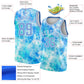 Custom Tie Dye Light Blue-White 3D Authentic Basketball Jersey Limited