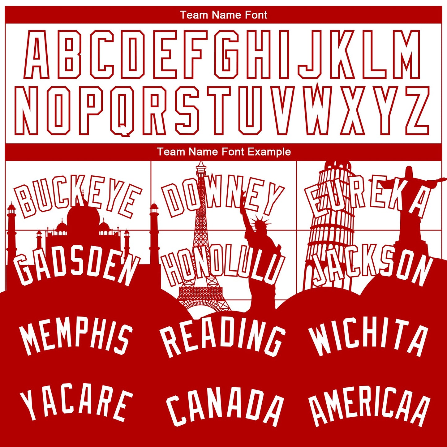 Custom White Red Holiday Travel Monuments Silhouette Authentic City Edition Basketball Jersey Limited