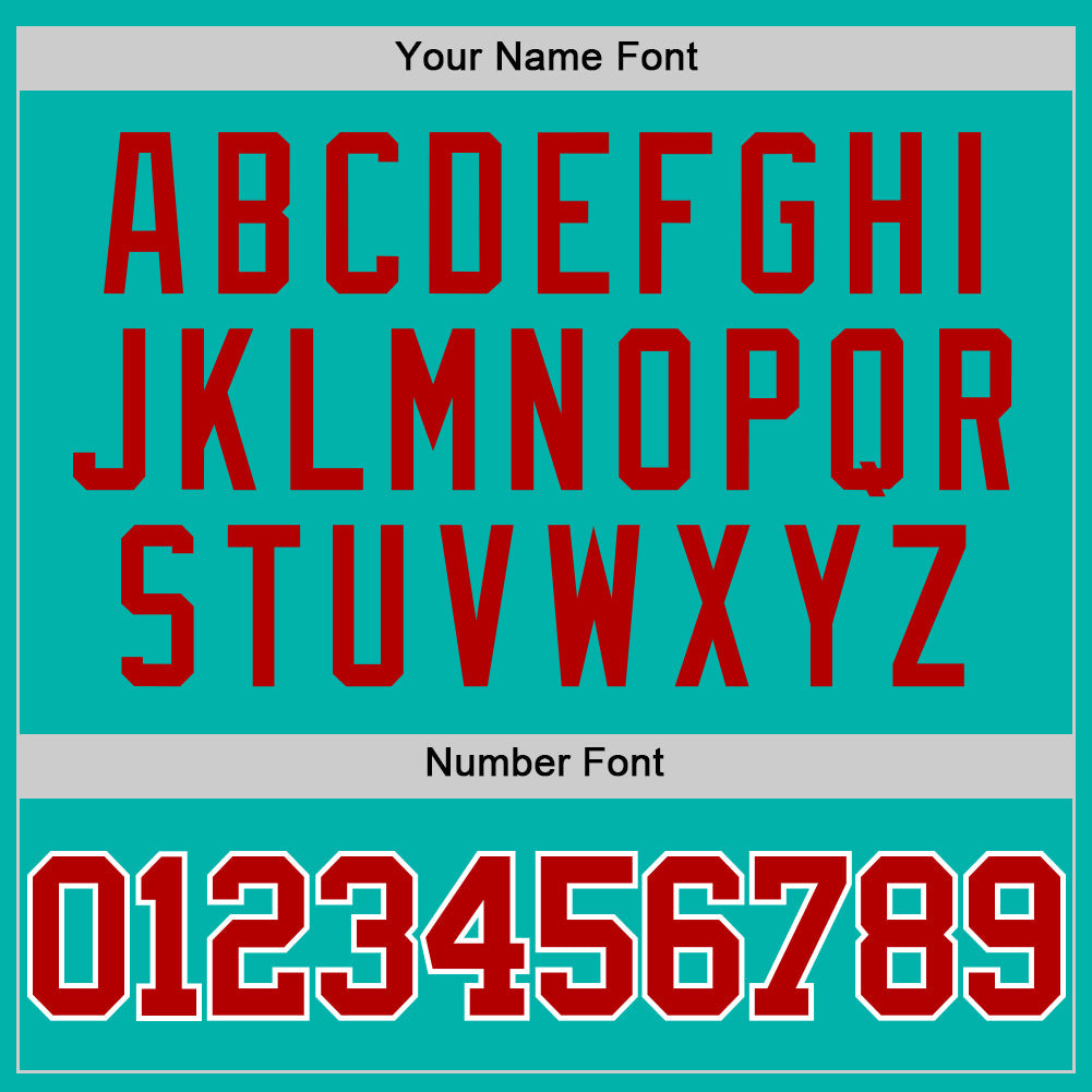 Custom Aqua Red-White Authentic Basketball Jersey Limited