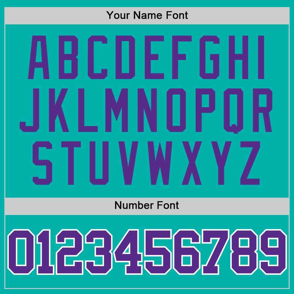 Custom Aqua Purple-White Authentic Basketball Jersey Limited