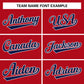 Custom Red Team Classic Authentic Baseball Jersey Limited