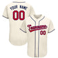 Custom Cream Team Classic Style Authentic Baseball Jersey