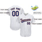 Custom Royal Team Classic Style Stripe Fashion Authentic Baseball Jersey Limited