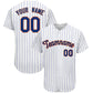 Custom Royal Team Classic Style Stripe Fashion Authentic Baseball Jersey