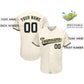 Custom Cream Team Classic Style Authentic Baseball Jersey Limited