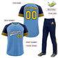 Custom Light Blue Navy Classic Style  Baseball Uniform Jersey/Pants Package For Team Limited
