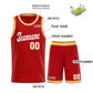 Custom Red White Classic Sets Sports Uniform Basketball Jersey Limited